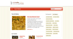 Desktop Screenshot of iyitarifler.com